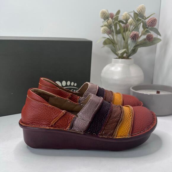 Spring Step Firefly Leather Loafer Camel Multi Women EU 37/6.5 NWB Art to Wear - Picture 6 of 11